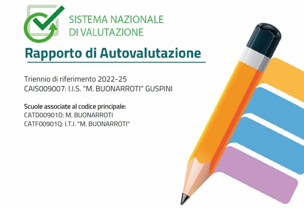 copertina del rapporto di autovalutazione